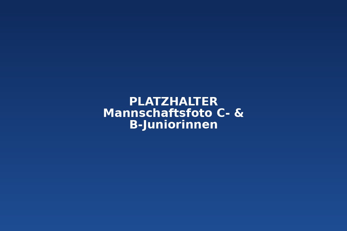Platzhalter: Mannschaftsfoto C- und B-Juniorinnen