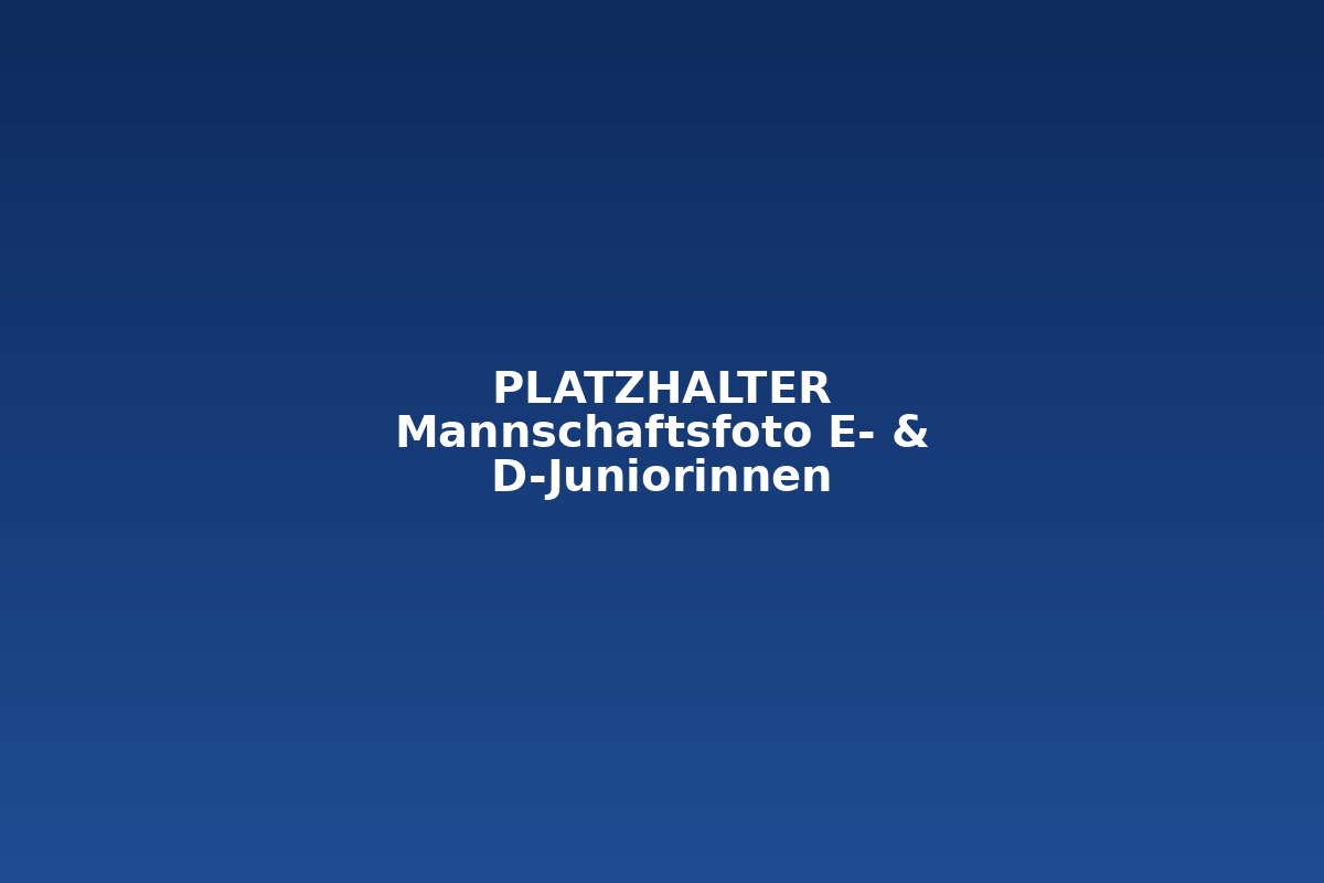 Platzhalter: Mannschaftsfoto E- und D-Juniorinnen